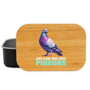 Pigeons Pigeon - Lunch Box - black - Front