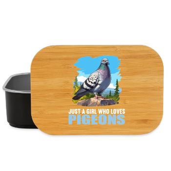 Pigeons Pigeon - Lunch Box - black - Front