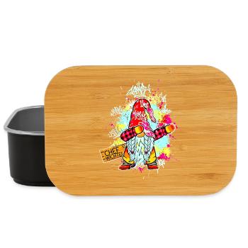 CHEF WICHTEL Dab Graffiti Männlich Xmas - Lunch Box - Schwarz - Vorne