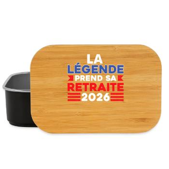 Im Ruhestand 2026 Die Legende geht 2026 in den Ruhestand - Lunch Box - Schwarz - Vorne