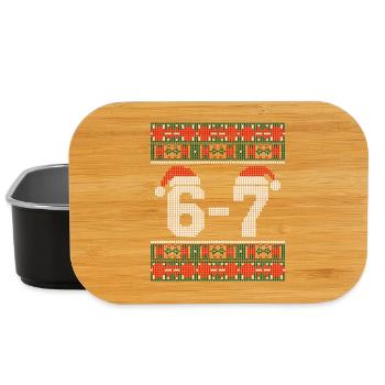 Sweat moche du Père Noël 67 - Boîte à goûter - noir - Devant