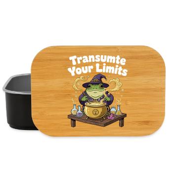Transmute Borders – Frog Spell - Lunch Box - black - Front