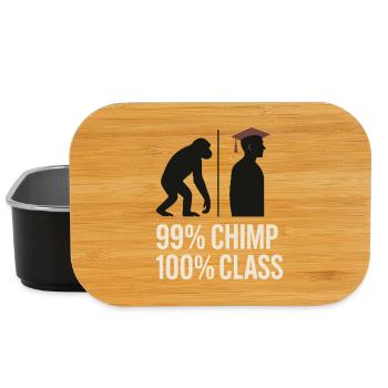 Prehistoric stone tools of Homo - Lunch Box - black - Front