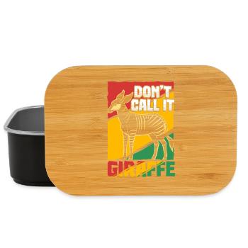 Okapi Animal - Lunch Box - black - Front
