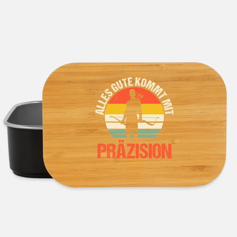 Bogenschütze Bogensport Bogenschießen - Lunch Box - Schwarz