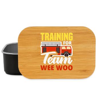Wee Woo Squad Fire Tiny Firefighter - Lunch Box - black - Front