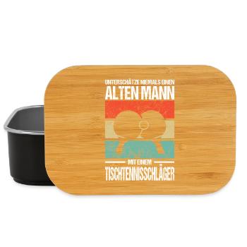 Tischtennisspieler Geschenke Tischtennis Outfits - Lunch Box - Schwarz - Vorne