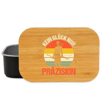 Bogenschütze Bogensport Bogenschießen - Lunch Box - Schwarz - Vorne