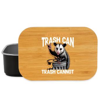 Funny Opossum - Lunch Box - black - Front