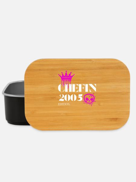 Chefin Edition 2005 20 Birthday Saying - Lunch Box - black