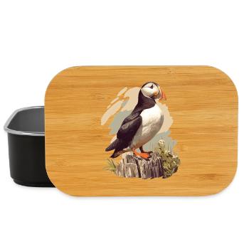 Puffin Papageientaucher - Lunch Box - Schwarz - Vorne