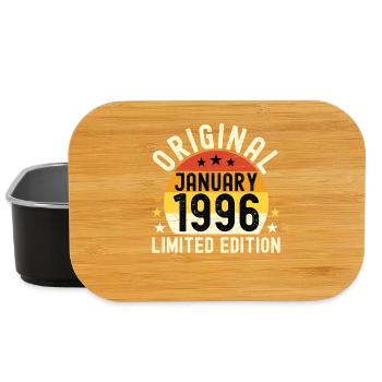 Anniversaire Janvier 1996 Limited Edition Original - Boîte à goûter - noir - Devant