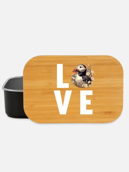 Puffin Papageientaucher - Lunch Box - Schwarz
