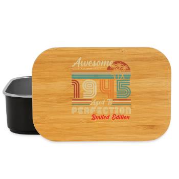 awesome since 1945 - Boîte à goûter - noir - Devant