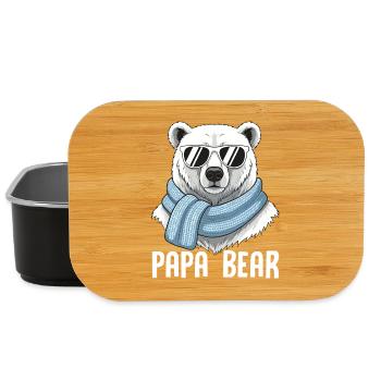 Papa Bear - Lunch Box - Schwarz - Vorne