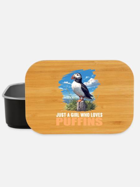Puffin Papageientaucher - Lunch Box - Schwarz