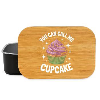 you can call me cupcake - Lunch Box - Schwarz - Vorne