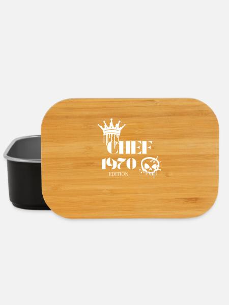 Chef Edition 1970 Men's 55th Birthday - Lunch Box - black