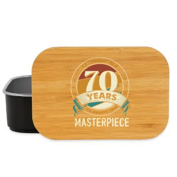 70 Years of Masterpiece Anniversary - Lunch Box - black - Front