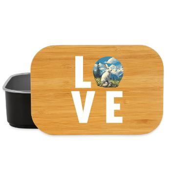 Hasen Hase - Lunch Box - Schwarz - Vorne