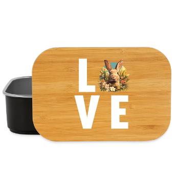 Hasen Hase - Lunch Box - Schwarz - Vorne