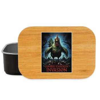 Zombie Chicken Invasion - Lunch Box - Schwarz - Vorne