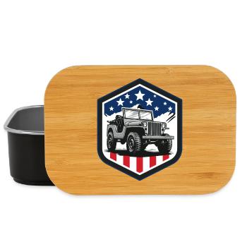 Willys Overland Jeep - 4x4 Bestseller Off Road - Lunch Box - Schwarz - Vorne