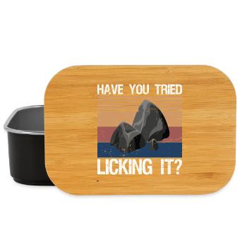 Funny Geology Gift Lapidary Apparel Rock Collector - Lunch Box - Schwarz - Vorne