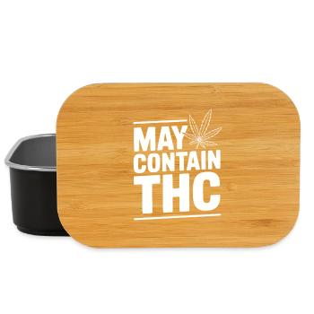 May Contain THC - Lunch Box - black - Front