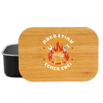 Motif maître de grill sans feu pour l’opération - Boîte à goûter - noir - Devant