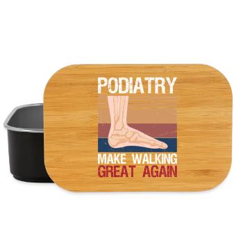 Funny Podiatrist Gift Cool Podiatry - Lunch Box - black - Front