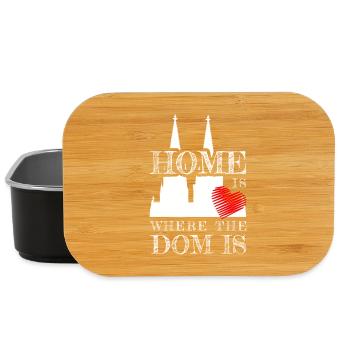 Cologne Home est là où le Dom est Cologne Carnaval Cologne - Boîte à goûter - noir - Devant