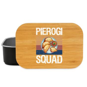 Pierogi Squad Poland Pierogi - Lunch Box - Schwarz - Vorne