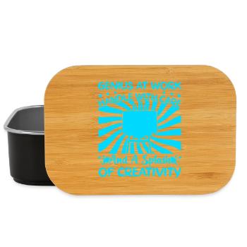 Funny Art Painter Genius At Work Of Creativity - Lunch Box - black - Front