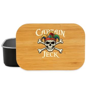 Capitaine Jeck Skull Jester Design - Boîte à goûter - noir - Devant