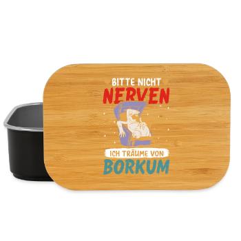 PLEASE DON'T GET ON YOUR NERVES DREAMS OF BORKUM - Lunch Box - black - Front