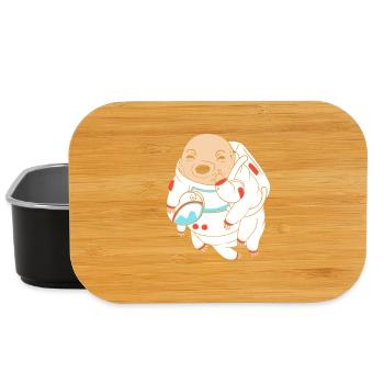 Tardigrade Tardigrade Water Bear Tardigrade - Lunch Box - black - Front