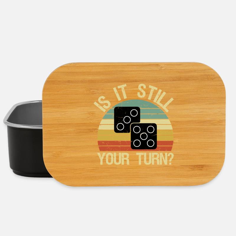 Gamer Funny is It Still Your Turn Board Game  - Lunch Box - Schwarz