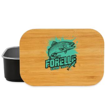 Trout – Beauty on the hook - Lunch Box - black - Front