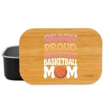 Basketball Spruch Mama Lustige Basketball Geschenk - Lunch Box - Schwarz - Vorne