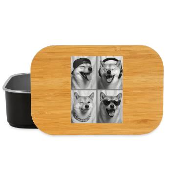 Shiba Inu - Lunch Box - Schwarz - Vorne