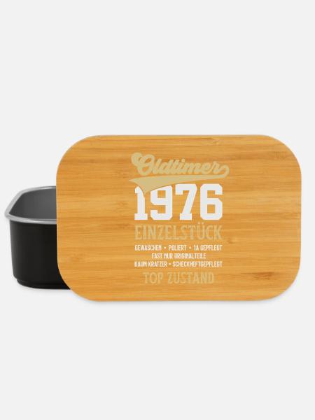 OLDTIMER 1976 EINZELSTÜCK 50. GEBURTSTAG - Lunch Box - Schwarz