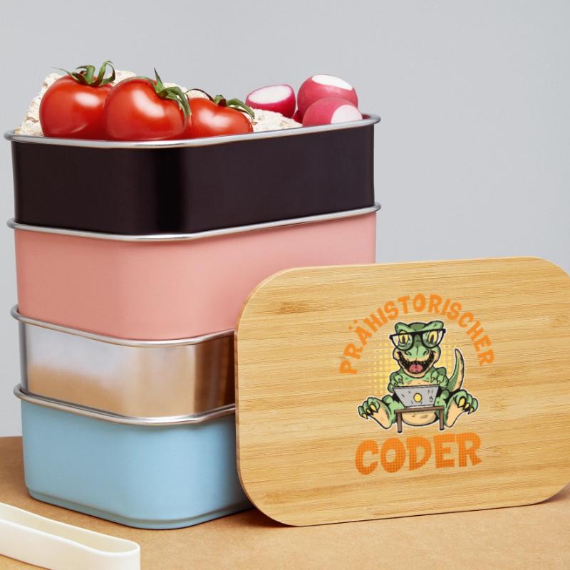 Coding PRÄHISTORISCHER CODER Lustiges Lunch Box