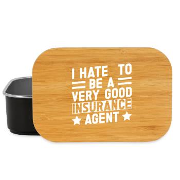 Insurance Agent Costume Be A Very Good Medicare - Lunch Box - Schwarz - Vorne