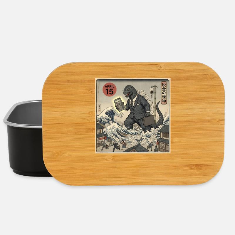 April 15 Steuer Monster Anzug - Lunch Box - Schwarz