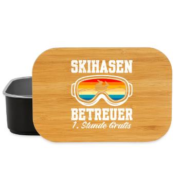 Skifahren SKIHASEN BETREUER 1. STUNDE GRATIS - Lunch Box - Schwarz - Vorne