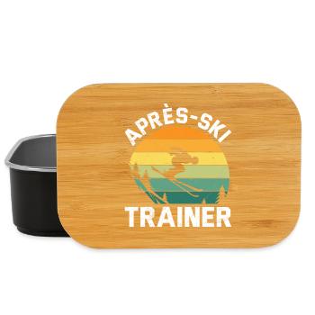 Skier funny APRES-SKI TRAINER FUNNY - Lunch Box - black - Front