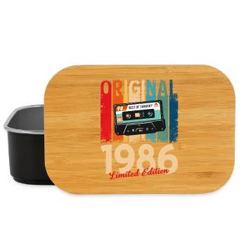 Cassette du 40e anniversaire janvier 1986 - Boîte à goûter - noir - Devant