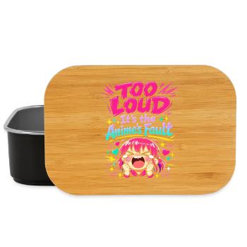 Anime-fangirl Schreit Anime-reaktion - Lunch Box - Schwarz - Vorne