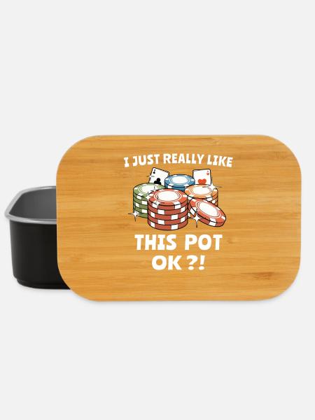 Poker Poker Players - Lunch Box - black